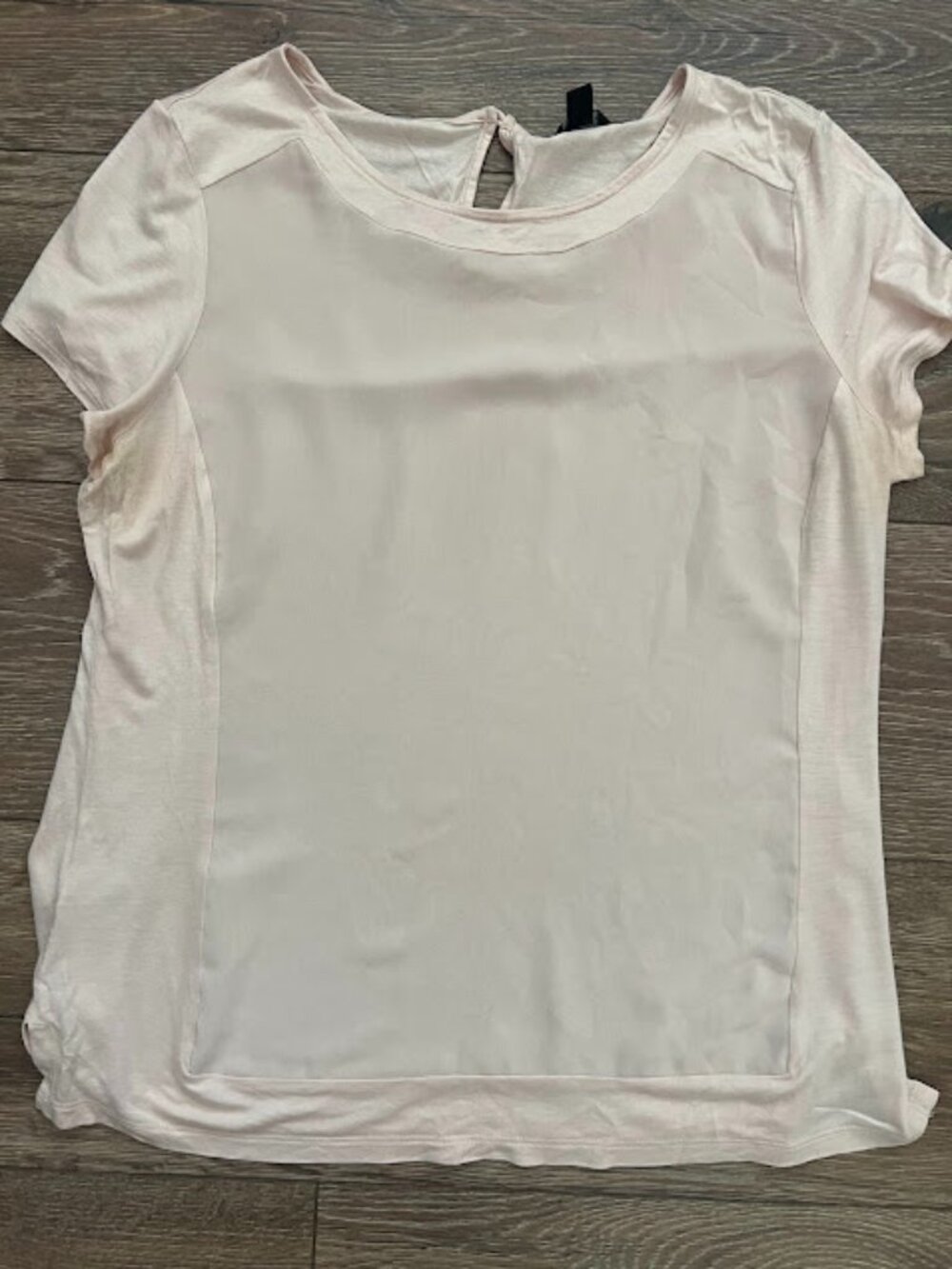 Ann Taylor Pink Short Sleeve T-Shirt Top Blouse Size Medium